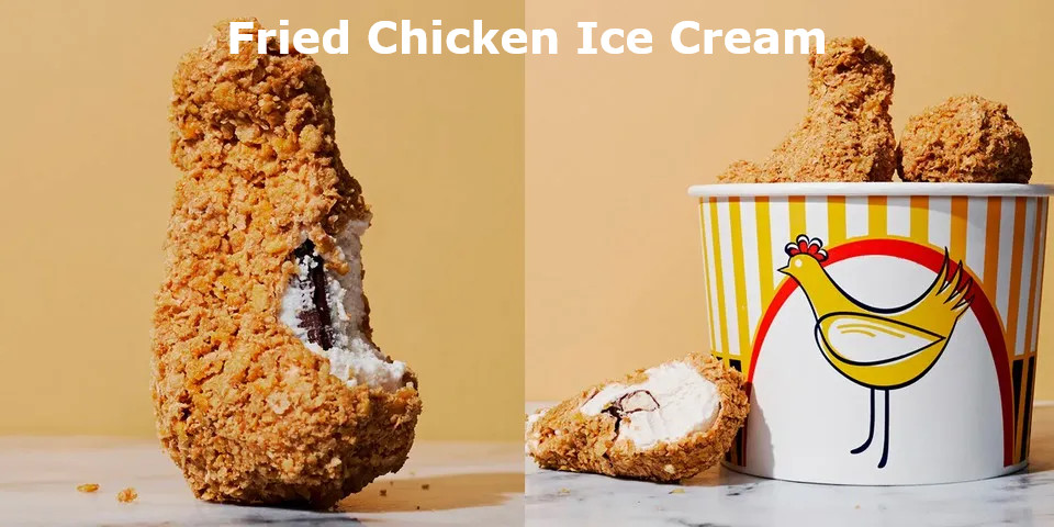 Fried Chicken Ice Cream